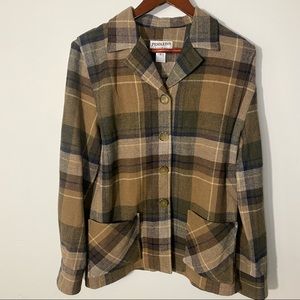 Vintage Pendleton Wool Brown Tan Shacket Size Medium